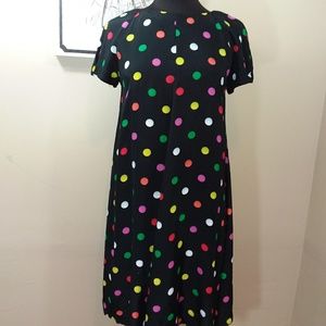 Jessica Howard Vintage Polka Colorful Swing Dress